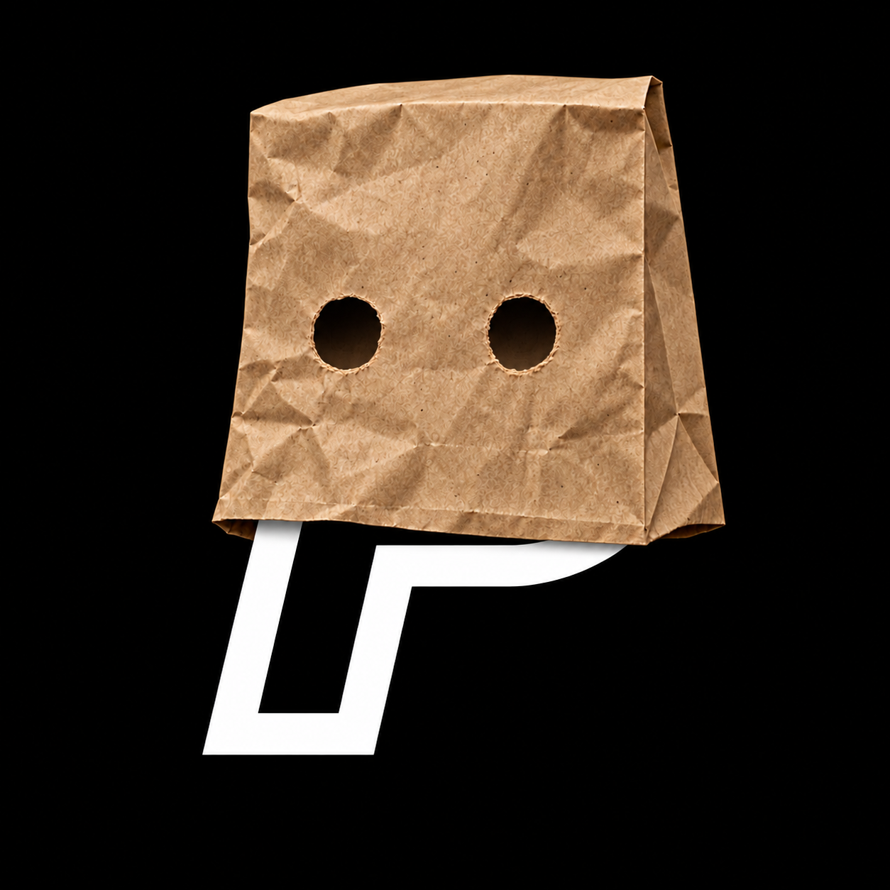 Anonymous Paid character in a paper mask
